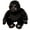 Black-65CM, variant on Adorable Monkey Shape Plush Pillow, Soft Faux Furry Cushions, Perfectly for Snuggling and Decoration Lover Gifts