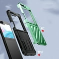 thumbnail image 5 of Allytechgroup Rugged Galaxy Z Flip 5 Case, Military Grade Shockproof Phone Case for Samsung Galaxy Z Flip5, Bumper Anti-Slip Cover for Women Men, Green, 5 of 6