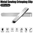 thumbnail image 3 of Clip De Prensado De Costura De Metal De 20 Piezas, Clips De Dobladillo De Acero Inoxidable Con Regla Integrada, Regla De Medición De Tela Noticed HA022938-00, 3 of 7