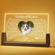 thumbnail image 5 of de Exhibición con Base en Forma de U de Madera de 8 Pulgadas, de Madera LED, Regalos Conmemorativos Personalizados para Gatos por la Pérdida del, 5 of 7