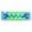 C001- Blue, variant on Sensory Toys, Toys, Silicone Sensory Squeeze, 12X3 In, Blue, Moving Glitter, Valentines Day for Student Classroom, 1 Pc
