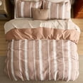 thumbnail image 6 of Waffle Weave Duvet Cover King - 100% Cotton Boho Duvet Cover Set with 2 Pillowcases - Extra Soft Terracotta Textured Comforter Cover with Zipper Closure (King, 104", 6 of 8