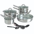 thumbnail image 1 of Gibson Abruzzo 12 Piece Stainless Steel Cookware Set, Mirror Polish, 1 of 6