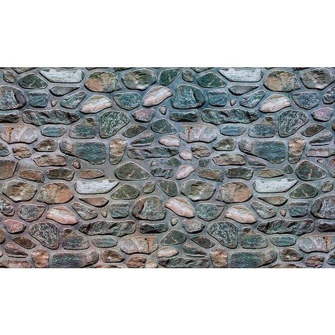 Inlaid Stones Welcome Outdoor Rubber, Pebble Door Mats Outdoor