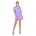 thumbnail image 4 of Vestido camisero con fruncido Roman Fashion /Juvenil, 1105 (Lila) lila CH, 4 of 4