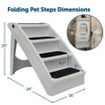 thumbnail image 7 of PetSafe CozyUp Folding Pet Step for Cats & Dogs, 20 in, Grey, 7 of 7