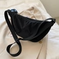 thumbnail image 1 of Bolsos Cruzados Bolso cruzados simples Moda Mujer de bolas de masa portátiles para el trabajo (Negro), 1 of 8