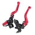 thumbnail image 1 of Universal CNC Aluminum Motorcycle Brake Master Cylinder Levers Kit with Adjustable Distance, for Most 7/8inch Handlerbar, 1 of 7