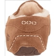 thumbnail image 2 of Ugg Womens Ansley Suede Comfy Moccasin Slippers Tan 7 Medium (B,M), 2 of 8