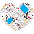 thumbnail image 3 of CafePress - Nursing Tools Heart - 20 Oz White Ceramic Mega Mug, 3 of 5