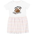thumbnail image 3 of Inktastic Football Like a Girl Girls Toddler Dress, 3 of 5