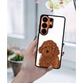 thumbnail image 5 of WIRESTER Shockproof Soft Rubber Cover Case for Samsung Galaxy S26 Ultra 6.9" 2026, Brown Toy Poodle Dog, 5 of 5