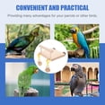 thumbnail image 4 of Parrot Cage Bird Perch Stand Platform Bird Cage Wooden Standing Platform, 4 of 8