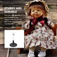 thumbnail image 3 of KAKOWELY Doll Stand 3Pcs Household Doll Support Showcase Doll Standing Rack PVC Figures Frame4.72"X2.36"X2.76", 3 of 4