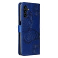 thumbnail image 5 of Feishell Compatible with Samsung Galaxy A15 Wallet Case with Wrist Strap, for Men Women, Butterfly Embossed PU Leather Flip Stand Card Slots Protective Phone Cover for Samsung Galaxy A15,Blue, 5 of 11