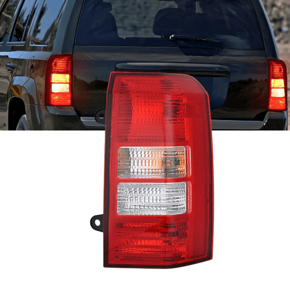Nilight Rear Tail Light Assembly Compatible with 2008-2017 Jeep Patriot, OE Style Tail Lamp Replacement Passenger Side with Bulbs