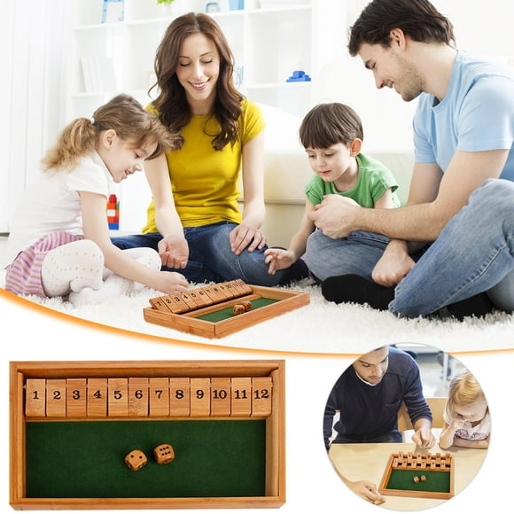 EGNMCR Single-sided Flop Games, Number Game Toys, Children's Parent-child Board Games Flop game Birthday Gifts for Kids