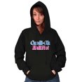 thumbnail image 3 of Oh Hell No Rapper Singer Hip-Hop Unisex Plus Fleece Graphic Hoodie Brisco Brands 2X, 3 of 5