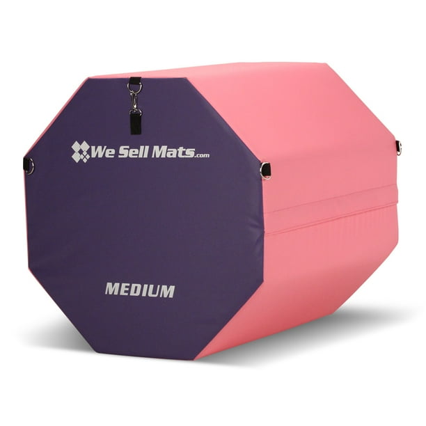We Sell Mats Gymnastics Octagon Tumbling Mat, Medium, PurplePink