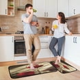 thumbnail image 6 of SKYSONIC Glass of Red Wine Kitchen Rugs Set of 2, Rose Flower Floor Runner Area Rug Washable Carpet Mat Perfect for Living Room Bedroom Entryway, 6 of 7
