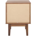 thumbnail image 6 of SAFAVIEH Ceu Coastal Style 1 Drawer Night Stand, Walnut/Gold (15.7 in. W x 15.4 in. D x 21.7 in. H), 6 of 11