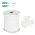 thumbnail image 2 of Unique Bargains Metallic Glitter Velvet Ribbon 3/8 Inch x 50 Yard Single Face Sparkle Ribbon Gift Wrapping White, 2 of 5