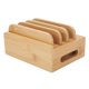 thumbnail image 4 of Base de carga de escritorio de madera, organizador portátil para tabletas, base de escritorio para portátiles, 4 of 9