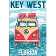 thumbnail image 2 of "Key West Bus" Painting Print on Wrapped Canvas, 2 of 6