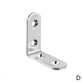 thumbnail image 1 of 90 Degree Stainless Steel Corner Code Thickened Angle Iron Layer L-shaped Connector 10pc Code Angle Right, 1 of 8