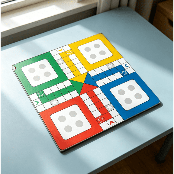 Premium Ludo Board Game Set, Multi‑Player Race Tabletop Game, Wonderful Choice for Indoor Family Bonding, Party Game and Casual Get‑Together Activity