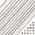 thumbnail image 7 of 1box 431pcs 15 Style Silver Spacer Beads Tibetan Spacer Beads Metal Alloy Jewelry Beads Star Flower Bead Strands Jewelry Spacer Beads for Bracelet Necklace Earring Making, 7 of 7