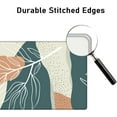 thumbnail image 3 of Desk Pad Protector,Mouse Pad with Non-Slip Rubber Base,Textured & Waterproof Mousepad with Stitched Edges,Large Desk mats for Computers,Laptop,Gaming,Office & Home,31.5 x 11.8 in,Green Leaf, 3 of 6