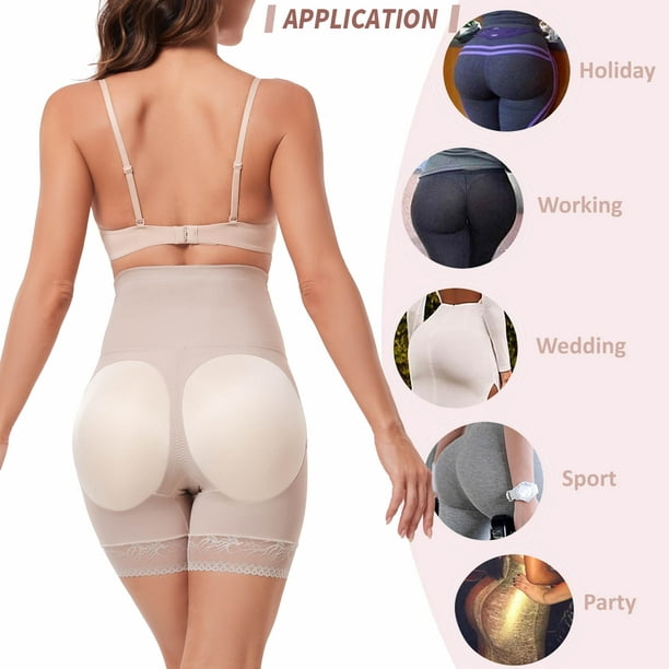 Women Body Shaper High Waisted Panties Tummy Control Thigh Slimming Slip  Shorts Sexy Hip Enhancer Butt