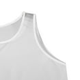 thumbnail image 5 of XFYSSS Men Casual Fashion Pullover Solid Color Mesh Slim And Sexy Round Neck Sports Tank Tops Round-Neck Tank Top, 5 of 5