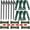 12" 6pcs stakes, variant on Tree Stakes and Supports, Heavy Duty Tree Stakes Kit Include 3Pcs Tree Straps for Staking, 3Pcs 12" Steel Spikes, and 39Ft Rope, Tree Supports for Young Tree Anti Strong Wind, Bad Weather