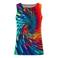 thumbnail image 3 of Funky Novelty Tank Tops Big and Tall Men Tie Dye Sleeveless Shirts Summer Tropical Style Holiday Resort Party Outfit, 3 of 4