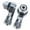 Silver, variant on 90 Degree Wheel Tire Stem Motorcycle Tire Valves Stems Replacement Tubeless Tyre Valves Stem Modified Accessories