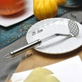 thumbnail image 2 of DEEPCRAFF Stainless Steel Potato Ricer Masher Silver Non Slip Easy Grip Presser, 2 of 8