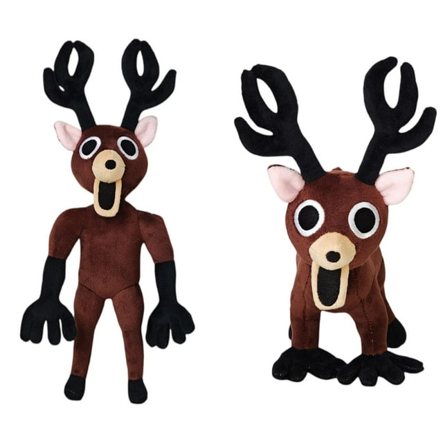 2PC 99 Nights in The Forest Deer Kid Plush Toy 15.7 In Ultra-Soft Stuffed Dolls Winter Plush Lovely Collectible Toy
