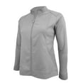 thumbnail image 3 of ACTIVE UNIFORMS Women's Ultra Soft Stretch Zip Up Scrub Jacket (Gray, XX-Large), 3 of 7