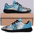 thumbnail image 3 of Summer Serenity Old Couple At The Beach Shoes Sneakers Black Size 6, 3 of 7