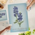 thumbnail image 3 of Lantern Press 1000 Piece Jigsaw Puzzle, Austin, Texas, Vintage Flora, State Series, Bluebonnet, 3 of 5