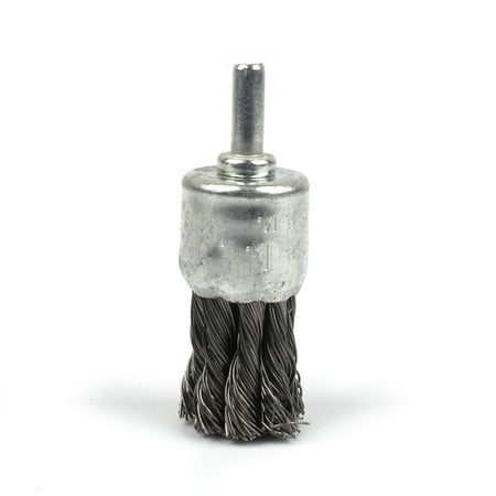 

RANMEI 1 Wire Knot End Brush Stainless Steel With 1/4 Shank/For Die Grinder Drill