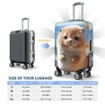 thumbnail image 4 of Kdxio Cute Guinea Pig Sea Pattern Luggage Cover for Travel,Elastic and Durable,Fits 18-32 Inch,Anti-Scratch Suitcase Protector-No luggage included, 4 of 5