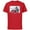 Red, variant on Star Wars Ahsoka Part 5 White Costume & Purrgil StarWhales - Short Sleeve Cotton T-Shirt for Adults - Customized-Black
