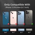 thumbnail image 2 of Compatible with iPhone 13 Pro Max Case for Women, [Drop Protection] [Anti-Fingerprint] [Anti-Scratch] Shockproof Soft-Touch Silicone Phone Case for iPhone 13 Pro Max 6.7", Black, 2 of 12