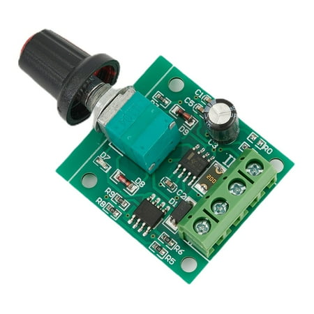 

Leke DC Motor 1.8V 3V 5V 6V 12V PWM Speed Controller Potentiometer Knob Switch Kit