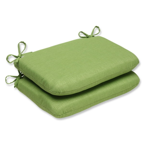 Pillow Perfect Outdoor/ Indoor Rave Lawn Rounded Corners Seat Cushion