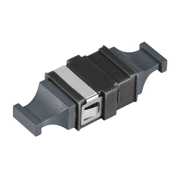 SM/MM MPO Fiber Optic Connector, Quick Optical Adapter for MPO/MTP Black 44x17x10mm