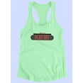 thumbnail image 3 of Play Off Since 1941 Racerback Tank Women -Image by Shutterstock, Female Large, 3 of 4